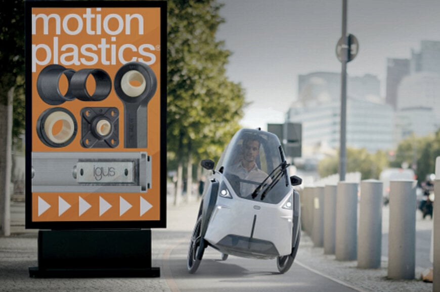 arriva JetBike, il nuovo veicolo elettrico ancora più green grazie alle motion plastics di igus