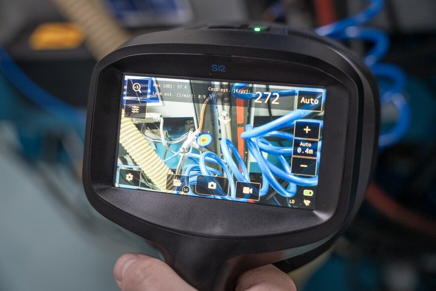 Reducing Energy Loss and Improving Safety in Glass Production with Acoustic Imaging