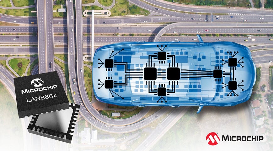 Microchip endpoint devices accelerate new zonal car connectivity