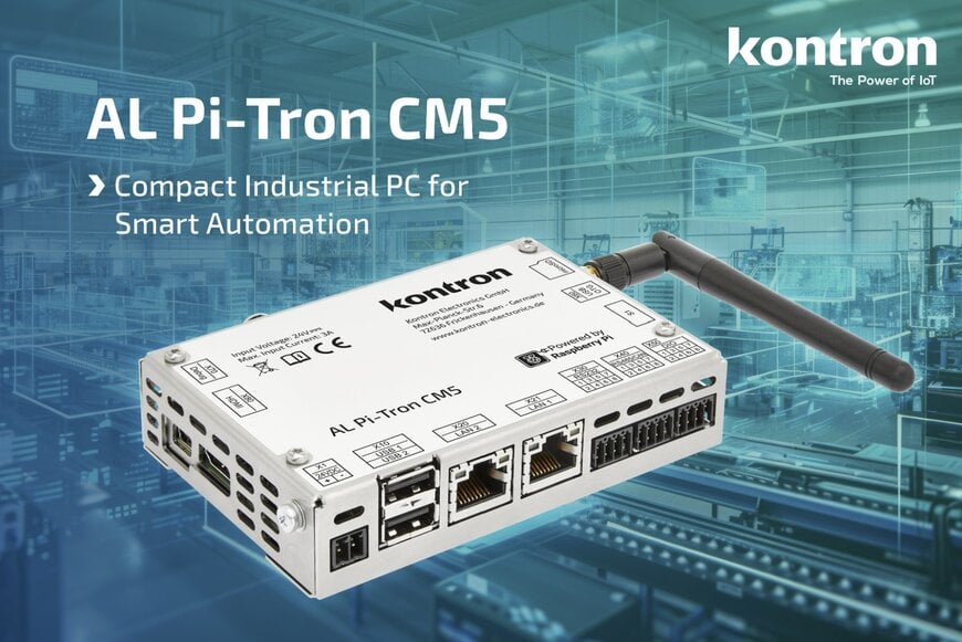 Kontron Unveils AL Pi-Tron CM5 for Smart Industrial Automation