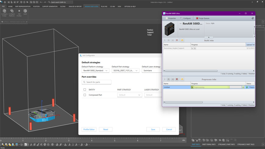 Renishaw and Materialise Introduce a New Advanced Manufacturing Build Processor