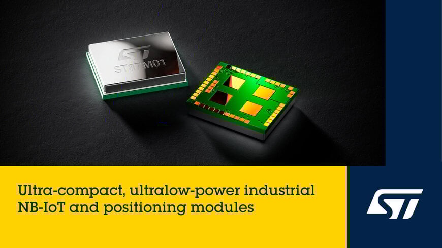 STMicroelectronics reveals new NB-IoT modules