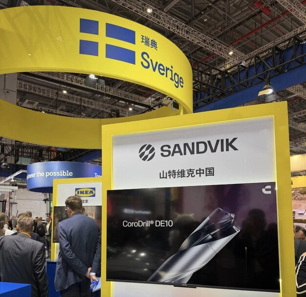 硬核新品 + 绿色理念!山特维克可乐满为进博会注入瑞典工业力量