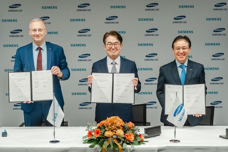 Siemens and Samsung C&T forge a global partnership for infrastructure innovation
