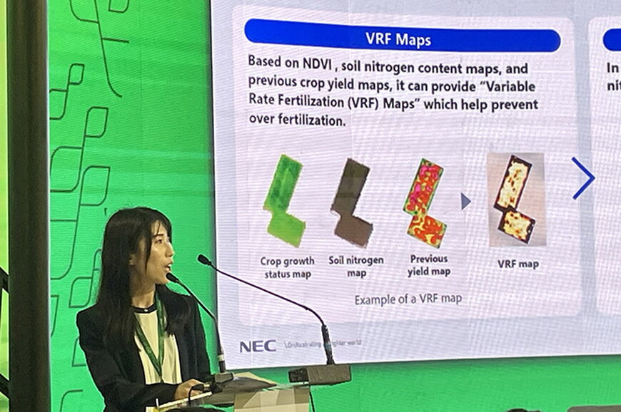 NEC Presents the Decarbonization Potential of its Agricultural Solution