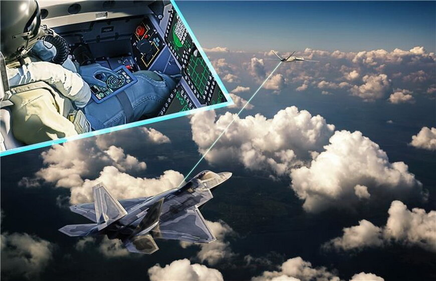 Lockheed Martin F-22 commands drone flight via new interface
