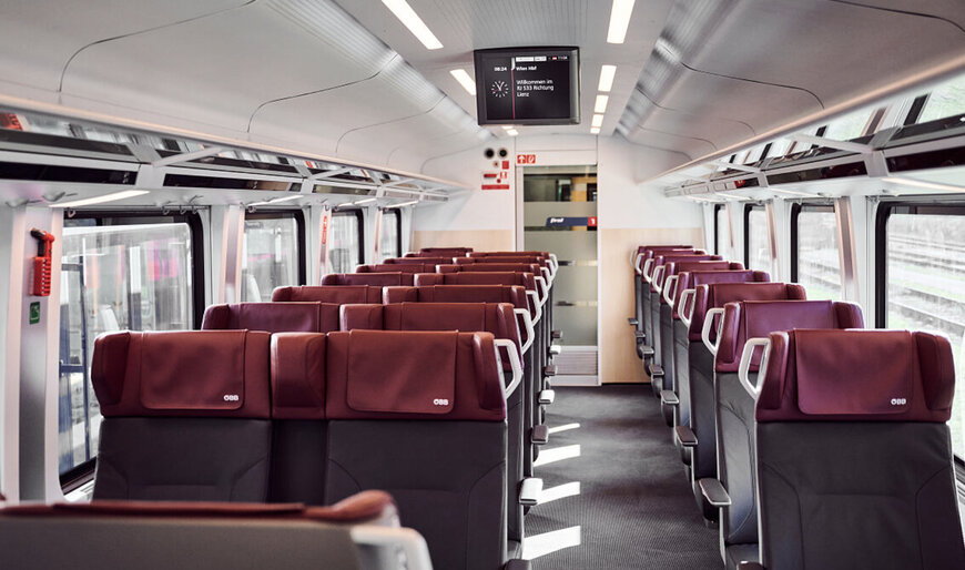 Die &Ouml;BB pr&auml;sentieren ersten upgegradeten Railjet