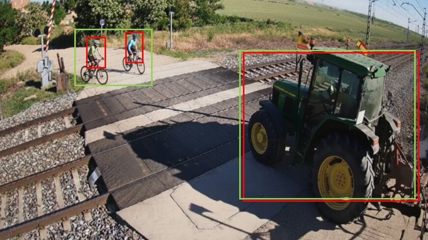 IARO, el nuevo Detector de Obst&aacute;culos para Pasos a Nivel con inteligencia artificial de Hitachi Rail, logra la validaci&oacute;n de Adif