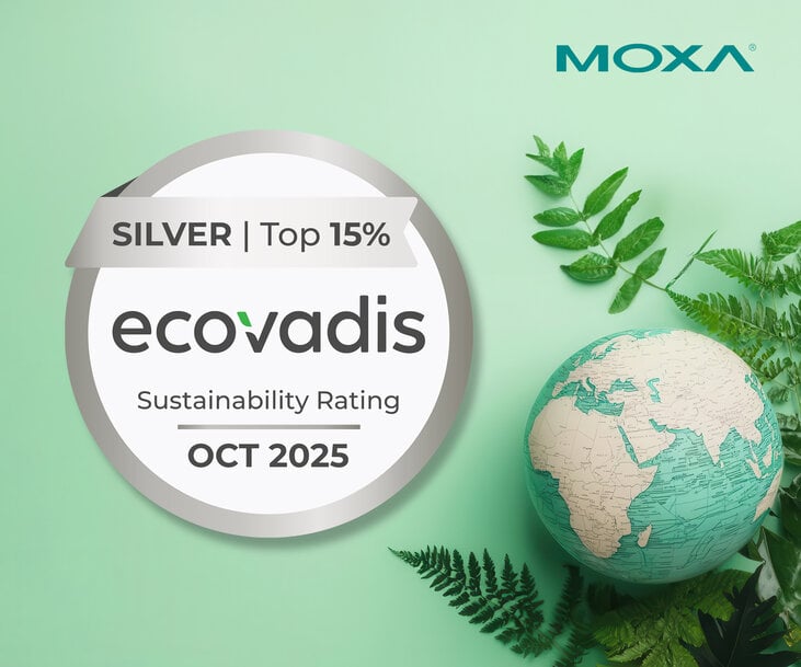 Moxa obtient la médaille d’argent EcoVadis