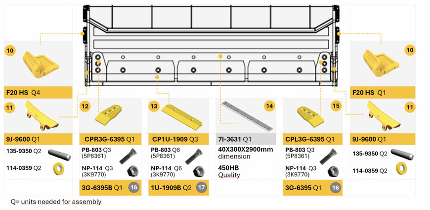 BYG entrega un cazo reforzado de 4 m&sup3; para Komatsu WA-475