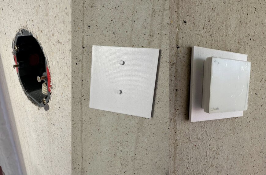 Danfoss-afdekraam zorgt voor nette installatie van Icon2-thermostaten