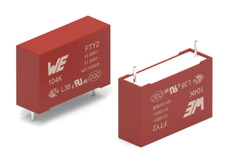 Würth Elektronik introduces film capacitors for interference suppression