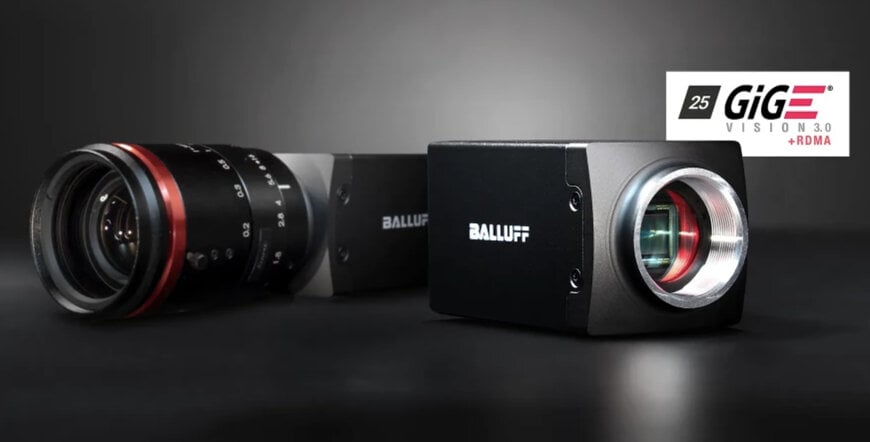 Cámara industrial compacta 25GigE con transferencia de datos RDMA
