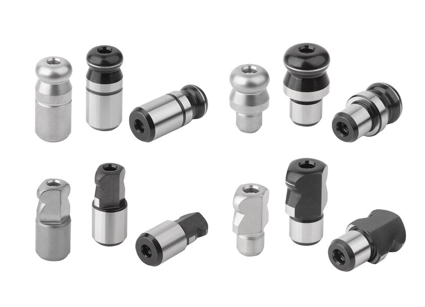 KIPP presenta nuevos pernos de alojamiento con extremo esférico y rosca interior