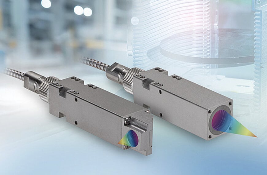 Confocal Chromatic Sensors for High-Temperature and Vacuum Measurements