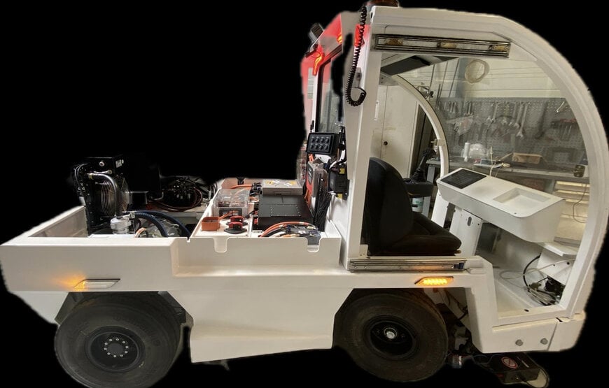 Engin de voirie électrifié offrant pleine performance grâce aux technologies Parker