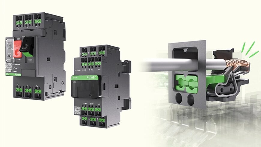 Schneider Electric lanserar TeSys Deca med SNAP IN-anslutning