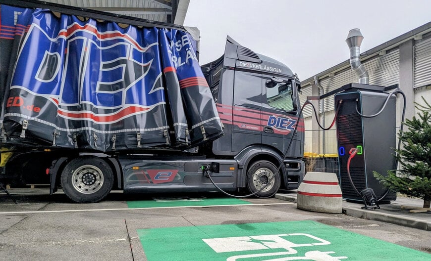 Halb&ouml;ffentliches Ladenetz f&uuml;r schwere Elektro-Lkw