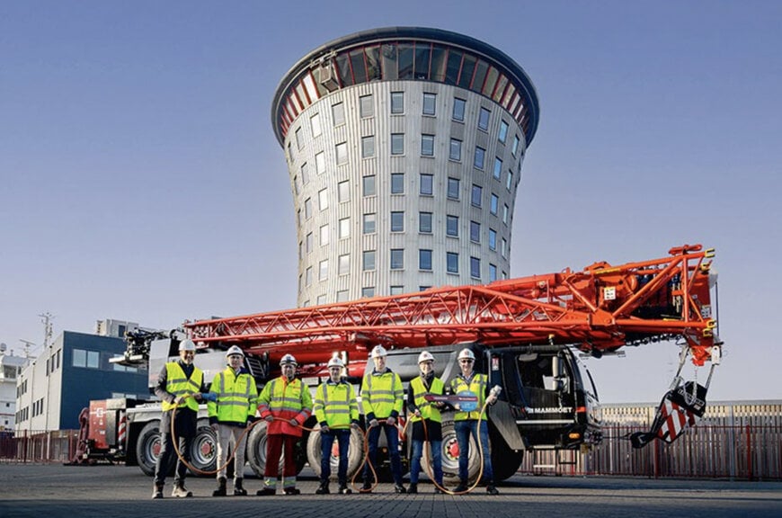 Mammoet Takes Delivery of Liebherr’s First Battery-Electric 150-Tonne Mobile Crane