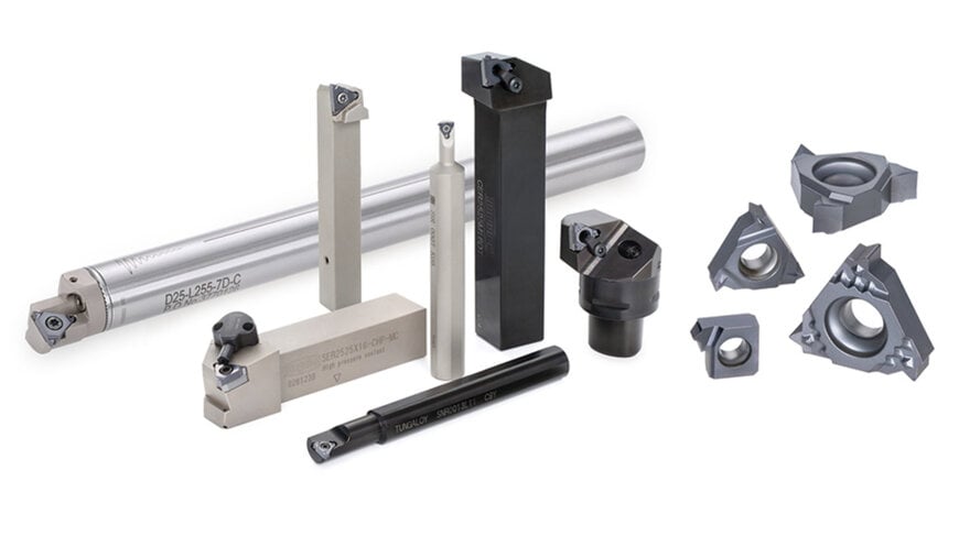 タンガロイ、TungThread向けAH8015ブレーカ付きねじ切りインサートを追加