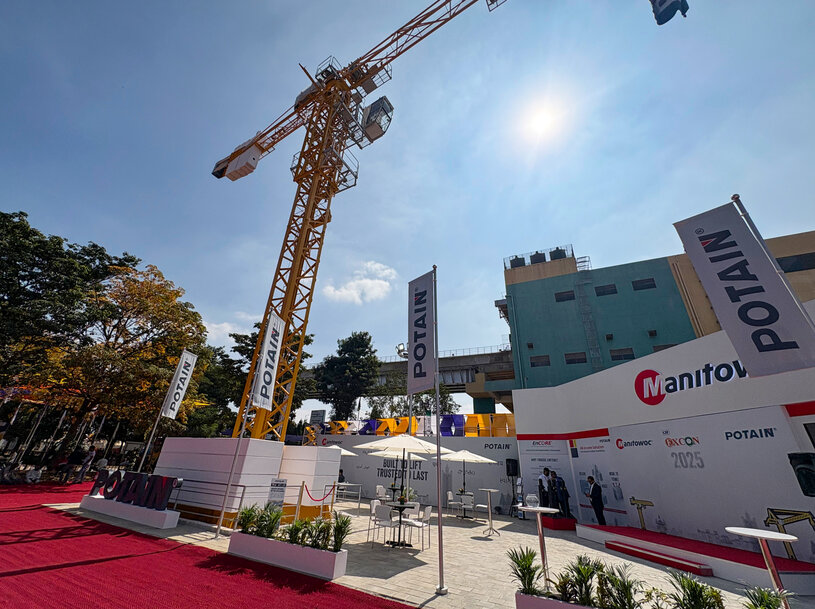 Potain MCT 105 topless tower crane debuts at EXCON 2025