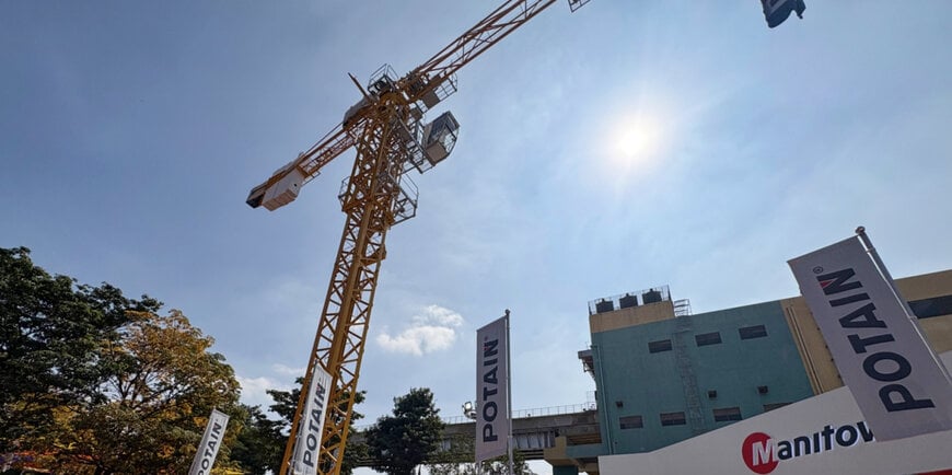 Potain MCT 105 topless tower crane debuts at EXCON 2025