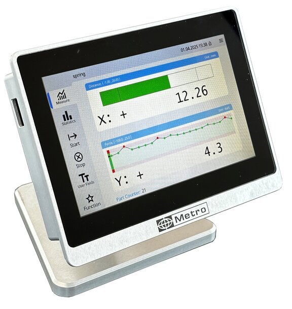 EMG-CONTROL&reg;: soluzioni digitali per il controllo della forza e dello spostamento nelle presse manuali e pneumatiche