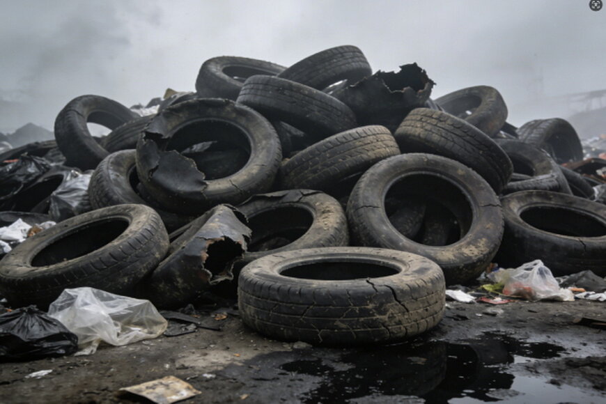 Industrial Tire Pyrolysis for Resource Recovery