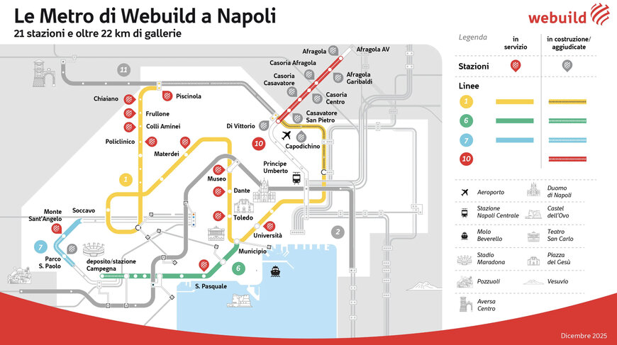 Linea metropolitana driverless per il nodo AV Napoli&ndash;Afragola