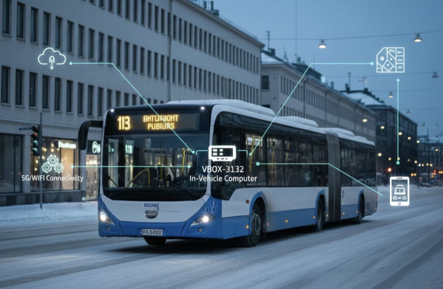 Sintrones Telematiikka uudistaa kaupunkibussiliikennettä Suomessa