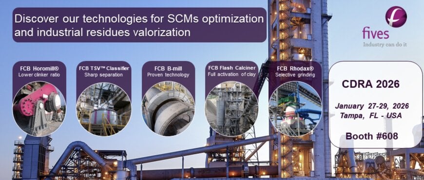 Fives at CDRA 2026: Low-Carbon Cement Solutions 