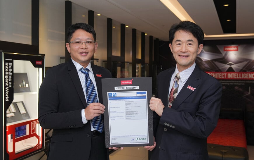 Innodisk Achieves IEC 62443-4-1 Certification to Standardize Secure Development for Edge AI and Industrial Solutions