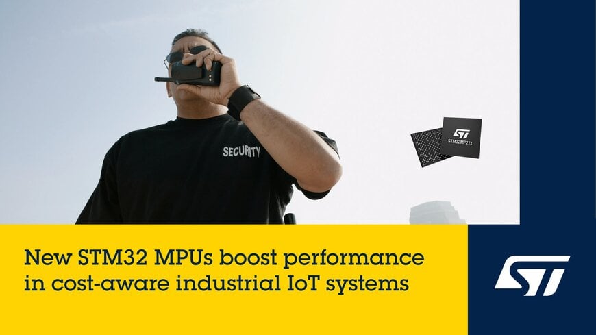 STM32MP21 targets cost-efficient, secure edge computing
