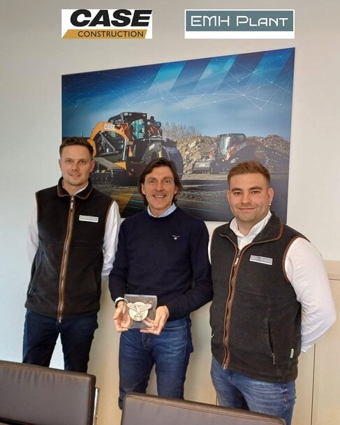 CASE Construction Equipment Appoints EMH Plant as New Dealer for UK