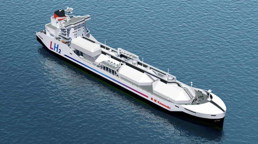 Kawasaki Signs Contract to Build World&rsquo;s Largest Liquefied Hydrogen Carrier