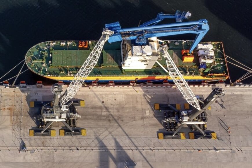 Electric Mobile Harbour Cranes Expand Constanța Terminal Capabilities