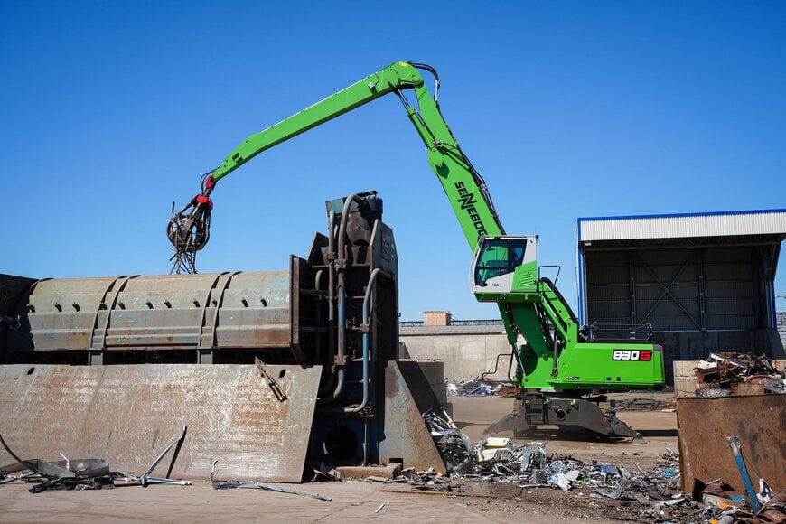 Sennebogen Innovates Scrap Recycling with New Sorting and Loading Systems