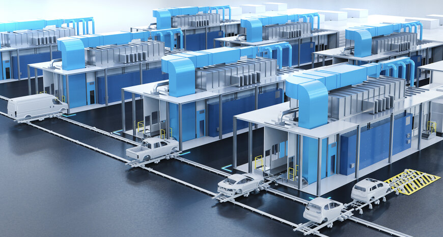 Modular Paint Shop Automation for Electric Vehicle Production