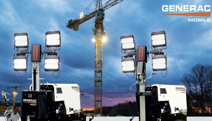 Las torres de iluminaci&oacute;n ampl&iacute;an las horas seguras de trabajo en obras mexicanas