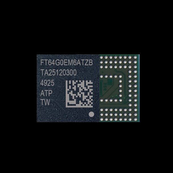 ATP Electronics launches world&rsquo;s smallest 6.7&nbsp;mm e.MMC for next-generation smart wearables