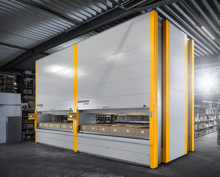 Lift Rack Integration Optimises Small Parts Storage