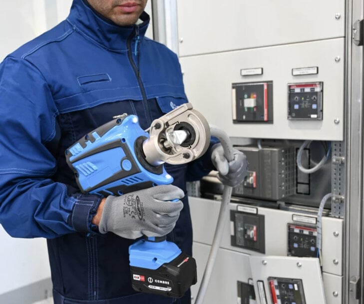 Cembre introduces BA600C adaptive cordless crimping tool
