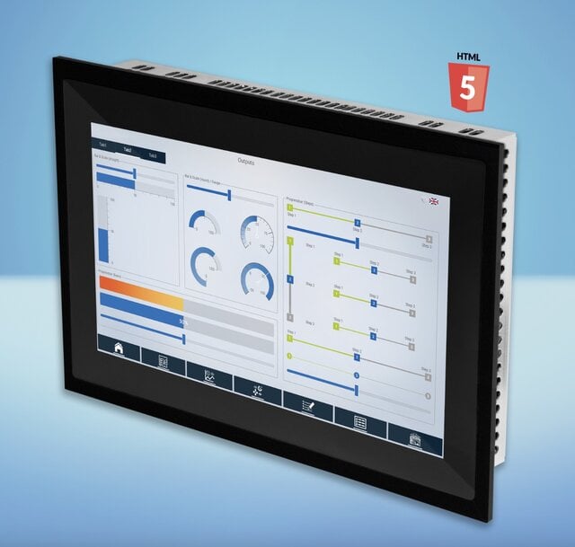 Industrial web HMI expands 7-inch control portfolio