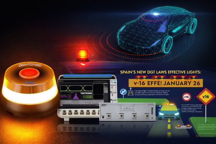 Vernetzte Warnleuchten f&uuml;r die Sicherheit am Stra&szlig;enrand