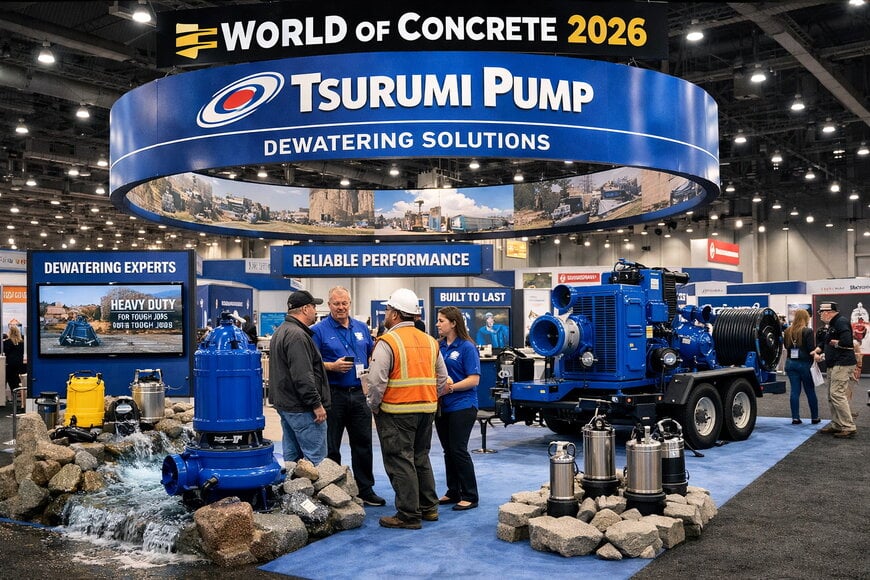 Tsurumi Pump at World of Concrete 2026