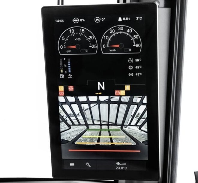 Develon updates ADT cab with 12-inch touchscreen