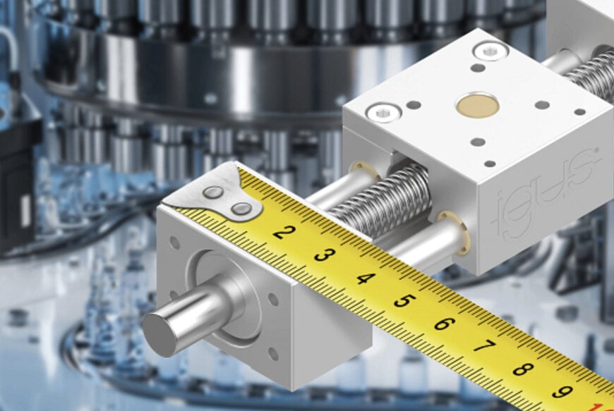 Modulo lineare compatto e privo di lubrificazione per applicazioni di automazione igienica