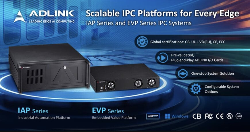 ADLINK Introduces Globally Certified Industrial PC Platforms