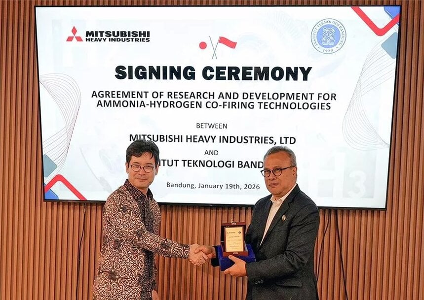 MHI and ITB Expand Research Collaboration on Ammonia-Based Clean Power in Indonesia