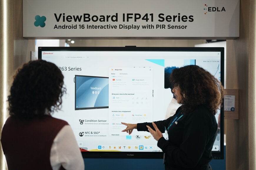 ViewSonic Unveils Industry’s First Android 16-Powered Interactive Displays and Education Ecosystem Innovations at Bett 2026